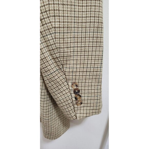 Ralph Lauren Purple Label Plaid Suit Jacket Size 49 R - Picture 7 of 16